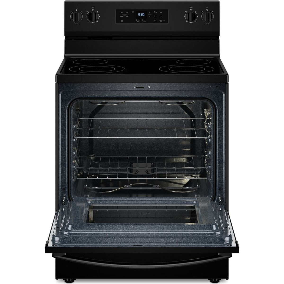 Whirlpool 30-inch Electric Range with 4 Elements -Black (YWFES3530RB ...